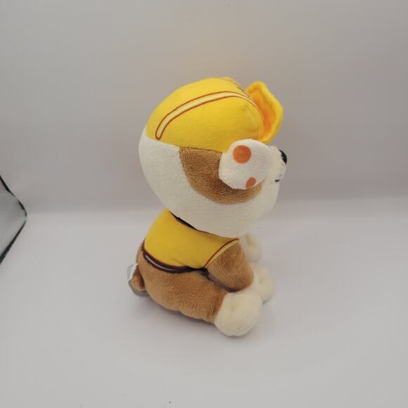 Spin Master Paw Patrol Dog Rubble Plush Stuffed Animal Toy 6” - Picture 4 of 7